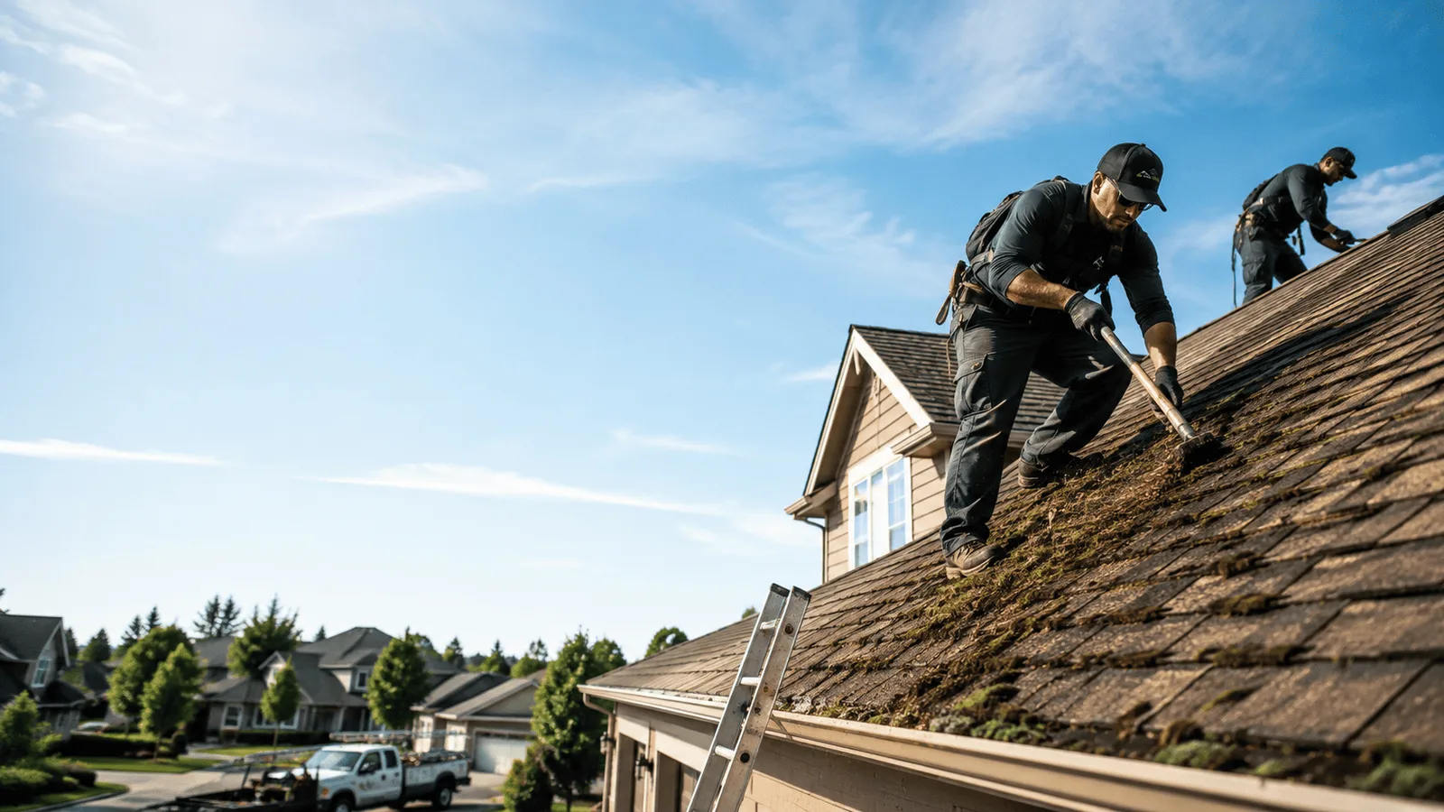 Roof Moss Removal in St Louis, MO near me